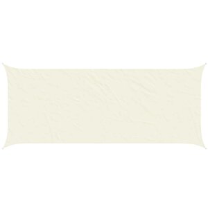 vidaXL Voile d'ombre Crème 6 x 2 5 m 100 polyester Oxford