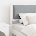 vidaXL Tête de lit Autre Blanc 75 cm Bois massif en pin