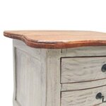 Vidaxl table de chevet bois de récupération massif 48 x 35 x 64 cm
