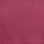 vidaXL Chaises à manger lot de 4 Rouge bordeaux Velours