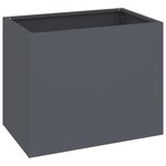 vidaXL Cache-pot de jardin Anthracite 50 x 32 x 40 cm