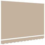 vidaXL Tissu de remplacement pour auvent pour cadre de 3 5x2 5 m Beige