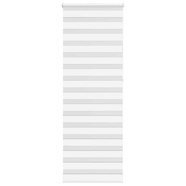 vidaXL Store zèbre blanc 90x230 cm largeur du tissu 85 9 cm polyester