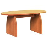 vidaXL Table basse Marron cire 80 x 40 x 35 cm Bois massif en pin