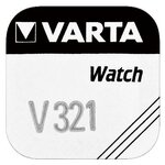 Pile oxyde argent pour montres V321 (SR65) 1 55 Volt VARTA