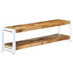 vidaXL Meuble TV 150x30x40 cm Bois massif de manguier