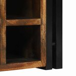 vidaXL Étagère à vin 34.5 x 35 x 39 cm Bois massif de récupération