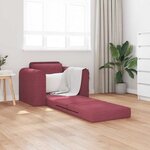 vidaXL Canapé-Lit Bordeaux 98 x 71 x 83 cm Velours