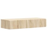 vidaXL Table d'appoint murale Chêne Sonoma 87 5 x 34 5 x 17 cm