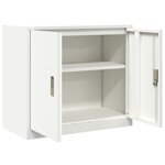 vidaXL Armoire de rangement Blanc 80 x 40 x 70 cm Acier