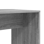 vidaXL Bureau Sonoma gris 138.5 x 55 x 143 cm Bois d'ingénierie