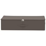 vidaXL Boîte de rangement 24 Pièces Gris 70 x 40 x 18 cm Tissu intissé