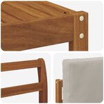 vidaXL Ensemble de canapés d'extérieur 6 Pièces Gris Naturel et Clair