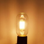 Ampoules filament led pluton transparent verre e14 4w