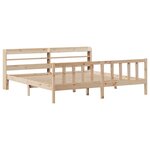 vidaXL Cadre de lit sans matelas 180x200 cm bois massif de pin