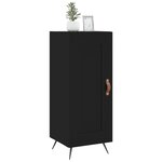 vidaXL Buffet Noir 34 5x34x90 cm Bois d'ingénierie