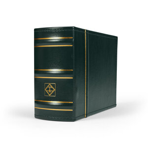 Album pour ranger 100 lettres  FDC au format C6. Couleur - Vert