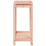 vidaXL Table de rempotage et étagère 82 5x35x75cm bois massif douglas