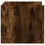 vidaXL Étagère murale chêne fumé 70 5x35x30 5 cm bois d'ingénierie