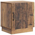 vidaXL Table de chevet 2 pc Bois ancien 43 x 34 5 x 47 cm
