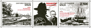 Diptyque de timbres de Saint Pierre et Miquelon - Les Rum Runners