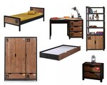 Ensemble de meubles Alex avec grande armoire et bureau