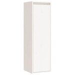 vidaXL Meubles TV 3 Pièces Blanc Bois massif de pin