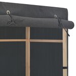 vidaXL Garde-robe à 3 niveaux Gris 79 x 40 x 170 cm Tissu
