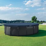 INTEX Couverture de piscine INTEX Ø488 x 20 cm Rond PVC  PET