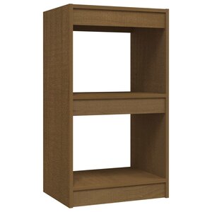 vidaXL Bibliothèque Marron miel 40x30x71 5 cm Bois de pin massif
