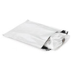 Pochette plastique opaque super raja - pochette blanche 26x40 cm (lot de 500)