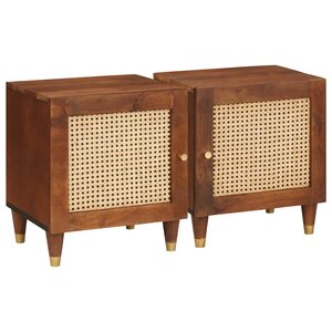 vidaXL Tables de chevet 2 Pièces 40 x 33.5 x 46 cm