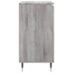 vidaXL Buffet Sonoma gris 60x35x70 cm Bois d'ingénierie