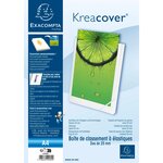 Boite De Classement Dos 25mm Polypropylène Opaque 7/10e Krea Cover - A4 - Blanc - X 17 - Exacompta