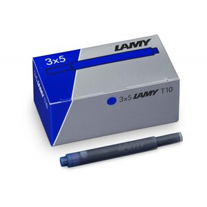 LAMY Cartouche d'encre grande capacité T10  pack de 3  bleu