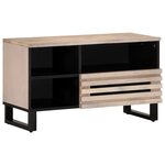 vidaXL Meuble TV 80x34x46 cm bois massif de manguier