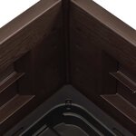 vidaXL Lit surélevé de jardin PP Anthracite 43x43x35 cm