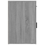 Armoire de bureau pratique avec rangement 40 x 49 x 75 cm en bois d'ingénierie sonoma gris 02_0048293