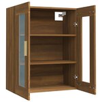 vidaXL Armoire murale suspendue Chêne marron 69 5x34x90 cm