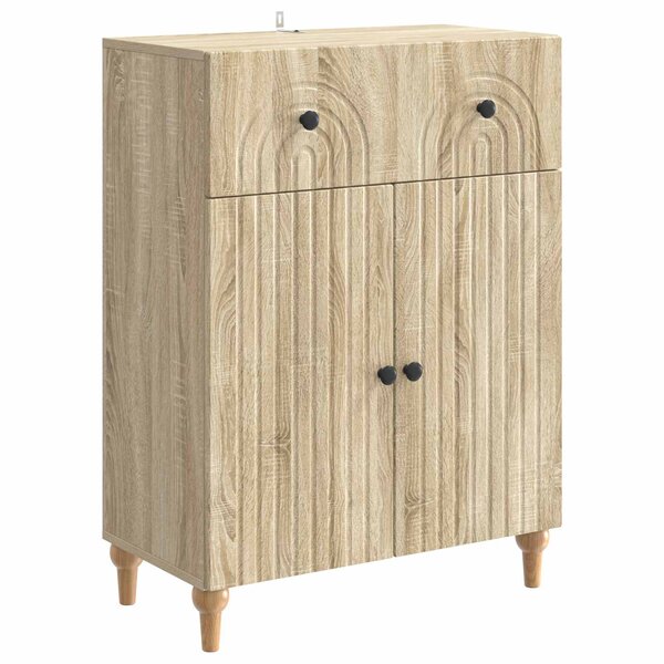 vidaXL Buffet Chêne Sonoma 66 x 34 5 x 90 cm Bois d'ingénierie