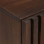 vidaXL Armoire murale de salle de bain 38x34x48cm brun manguier massif