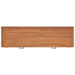 vidaXL Meuble TV 140x40x45 cm Bois de teck