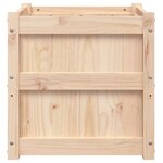 vidaXL Jardinière 50x50x50 cm bois de pin massif