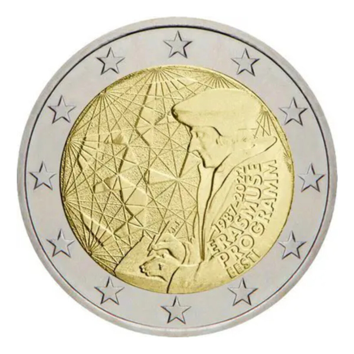 Pièce Commémorative 2 Euros Estonie 2022 – Paix En Ukraine (neuve)