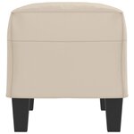 Banc banquette crème 70 x 35 x 41 cm tissu microfibre 02_0010618