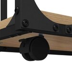 vidaXL Table d'appoint avec étagère Chêne artisanal 50 x 35 x 55 5 cm