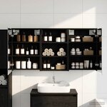vidaXL Ensemble de Meubles de Salle de Bain 3 Pièces 126 x 16 x 62.5 cm
