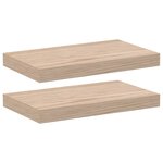 vidaXL Étagères flottantes 2 Pièces 40x23 5x4 cm bois d'ingénierie