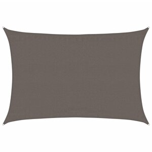 vidaXL Voile d'ombrage 160 g/m² Anthracite 3 5x5 m PEHD