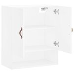vidaXL Armoire murale blanc 60x31x70 cm bois d'ingénierie